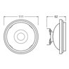 OSRAM LAMPE LED-Reflektorlampe AR111 G53, 930 LPAR111 752411,7W930