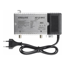 Kreiling Tech. BK-Verstärker 33dB 25dB Rückweg 0-65MHz KR 33 BKG