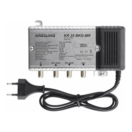 Kreiling Tech. BK-Verstärker 35dB 25dB Rückweg 0-65MHz KR 35 BKG-MR