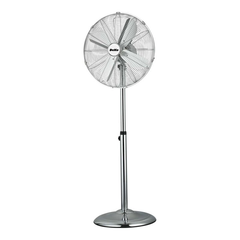 DeKo Standventilator 39 cm, 50W, osz. B 600 Stratos chrom