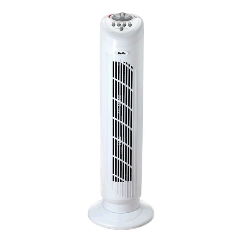 DeKo Turmventilator Höhe 75 cm, 50W B 292 Stratos ws