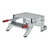 MUNK Aluminium-Arbeitspodest fahrbar: Aluminium geriffelt