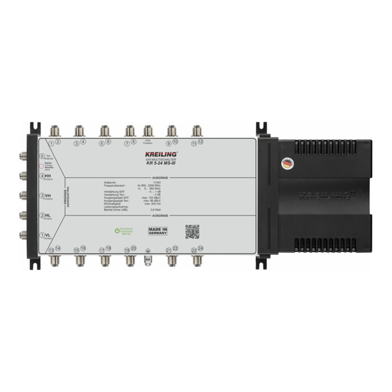 Kreiling Tech. Multischalter 4+1 Ein., 24 Teil. KR 5-24 MS-III