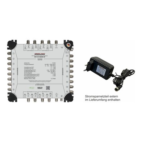 Kreiling Tech. Multischalter kaskadierbar 8+1 Ein., 16 Teil. KR 9-16 MSK-III