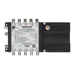 Kreiling Tech. Unicable Multischalter 2Ausg. je 16User KR5-5-2-16UNI-MSKIII