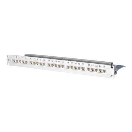 BTR NETCOM Patchfeld alu. elox UAE 25X8(4)Kat.3 130814-E