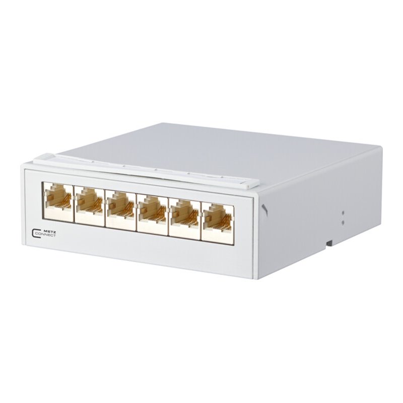 BTR NETCOM AP-Verteiler 6Port 6xRJ45, lgr, Cat.5e 130862-06-E