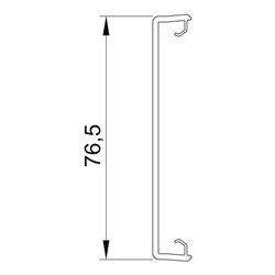 OBO Bettermann Vertr Oberteil glatt GK-OTGCW