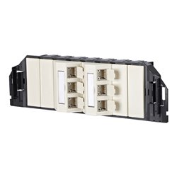 BTR NETCOM Anschlußdose E-DAT subw 6x8(8)GB3 1309310601-E