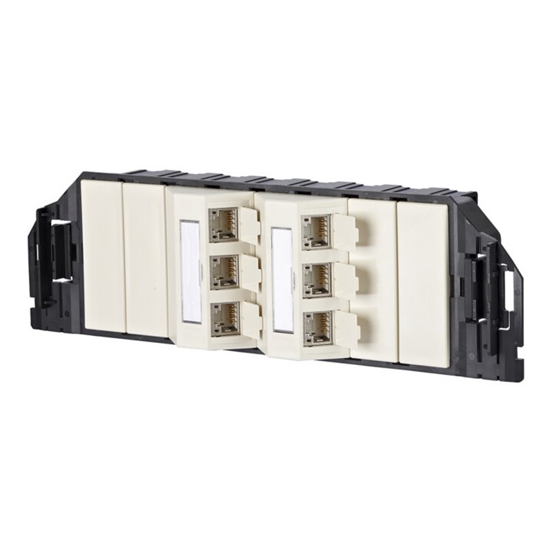 BTR NETCOM Anschlußdose E-DAT subw 6x8(8)GB3 1309310601-E