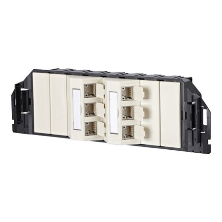 BTR NETCOM Anschlußdose E-DAT subw 6x8(8)GB3 1309310601-E