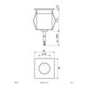 EVN Lichttechnik LED-Bodeneinbauleuchte eds 230V 2W 3000K 654 120