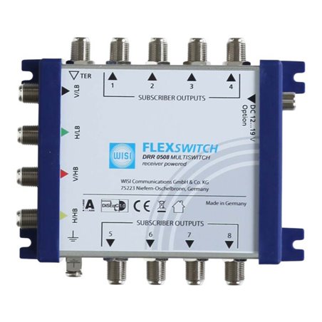 Wisi Multischalter 5in8,Kask.TerrPass DRR 0508