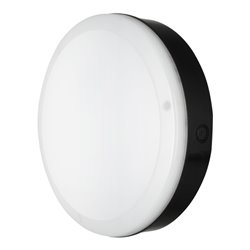 LEDVANCE LED-Wand-/Deckenleuchte 4000K, m. Sensor, sw SFBLKH30015W4000KSBK