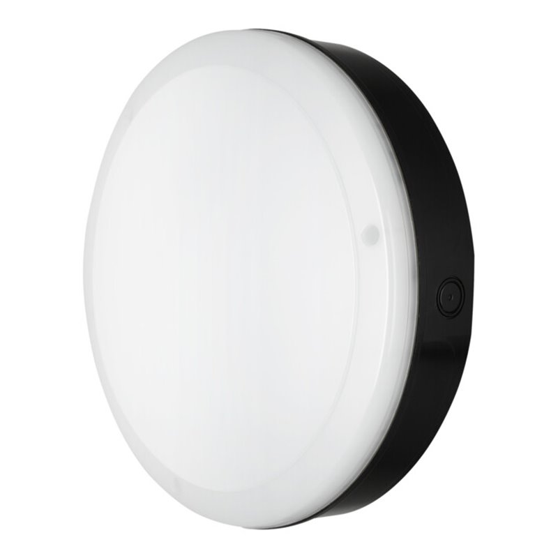 LEDVANCE LED-Wand-/Deckenleuchte 4000K, m. Sensor, sw SFBLKH30015W4000KSBK