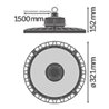 LEDVANCE LED-Hallenleuchte 840, 70Gr. HBP147W840 70DEGIP65