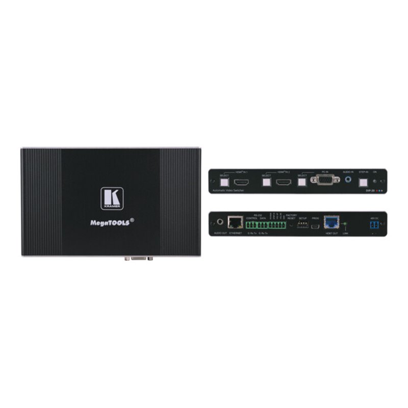 Kramer Übertrager/Steuermodul 4K 60 UHD HDMI/VGA DIP-20