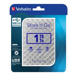 Verbatim Festplatte 1TB USB3.0 Extern,6,35cm(2,5Z) 53197