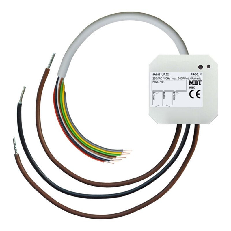 MDT technologies Jalousieaktor 1-fach 6A,230VAC,4Binäreing JAL-B1UP.02