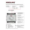 Kreiling Tech. Multischalter kaskadierbar 4+1Eing 12 Teil KR 5-12 MSK-III