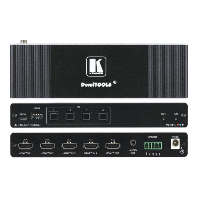 Kramer 4K HDMI Auto-Switcher 4x1 VS-411X