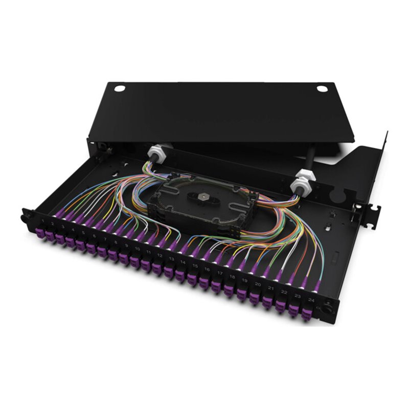 Corning LANSCAPE Spleißbox LAN1 24xLCD OM3/4 PGTL sw LAN1-48AV-PGTL-B