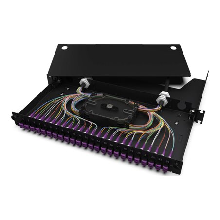 Corning LANSCAPE Spleißbox LAN1 24xLCD OM3/4 PGTL sw LAN1-48AV-PGTL-B