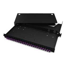 Corning LWL-Verteilerfeldgehäuse 24Fasern DPX OS2 LC LAN1-24AE-PGTL-B