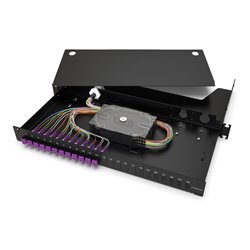 Corning LANSCAPE Spleißbox LAN1 12xLCD OM3/4 PGTL sw LAN1-24AV-PGTL-B