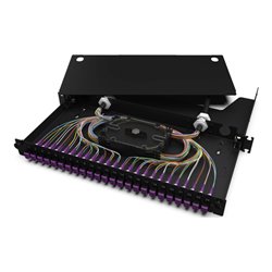 Corning LANSCAPE Spleißbox LAN1 12xLCD OM3/4 PGTL sw LAN1-24AV-PGTL-B