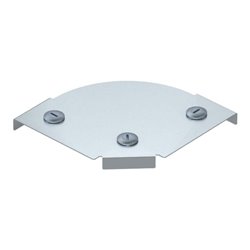 OBO Bettermann Vertr Deckel Bogen 90Grad B100mm DFBM 90 100 FS