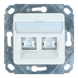 Corning Dose 2x Cat6A PL 180 UP/UPK RAL9010 DE620045554