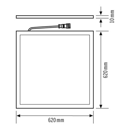 ESYLUX LED-Panel 4000K STELLAPNLEQ10600272