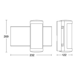 Steinel Sensoraußenleuchte L 665 LED ANT V2