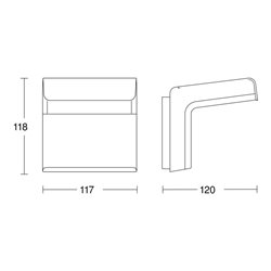 Steinel Bewegungsmelder iHF AP IP54 160° RW 7m 3D KNX sw 059637