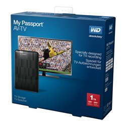 Western Digital Festplatte 1TB USB3.0 WESTERNDIGITAL6.35cm WDBHDK0010BBK