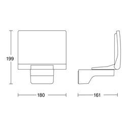 Steinel LED-Strahler schwarz XLED PRO 240SL SW V2