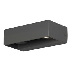 Gnosjö Konstsmide AL LED-Wandleuchte anthrazit, alu 7858-370