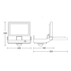 Steinel Sensor-LED-Strahler anthrazit XLED PRO ONE069568