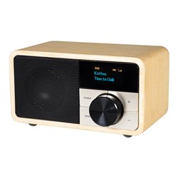 Kathrein DAB+/FM Radio portable DAB+ 1 mini Holz he