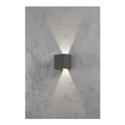 Gnosjö Konstsmide AL LED-Wandleuchte anthrazit 7959-370