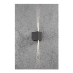 Gnosjö Konstsmide AL LED-Wandleuchte anthrazit 7959-370