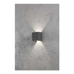 Gnosjö Konstsmide AL LED-Wandleuchte anthrazit 7959-370