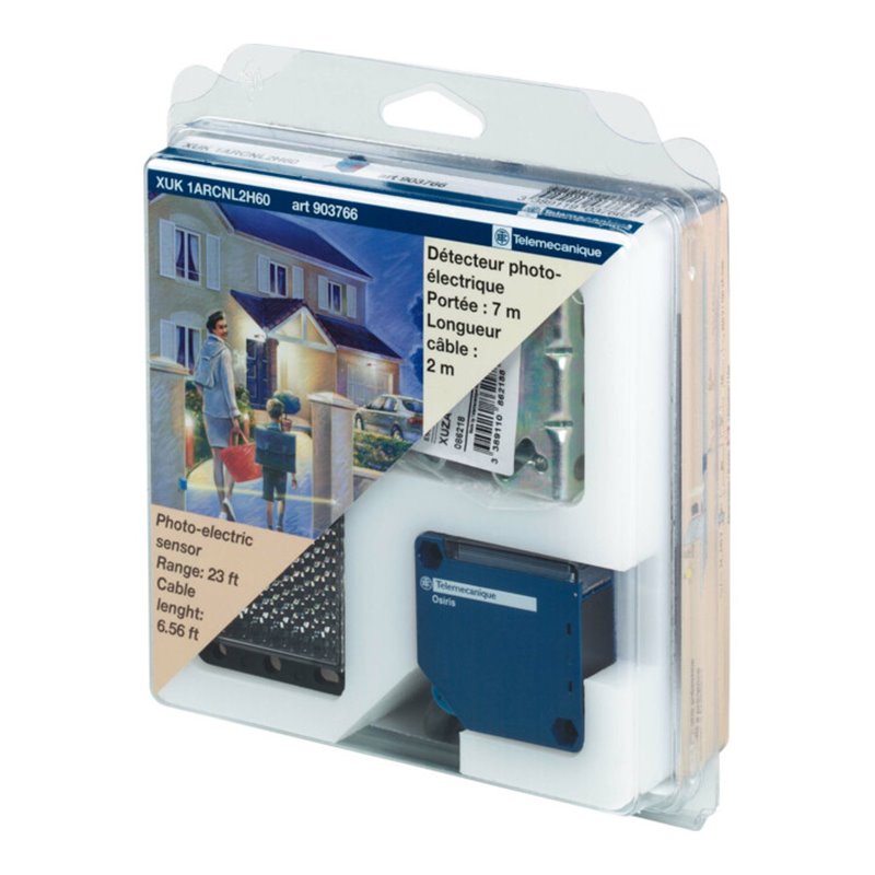 Schneider Electric Reflex.-Lichtschranke Set 50x50mm 24-240VAC/DC XUX9ARCNT16S49