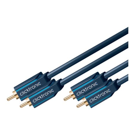 Clicktronic Stereo-Audiokabel 15m 70385