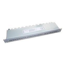 Setec Patchpanel Kat.6 24xRJ45, RAL 7035 L6-PP24 B Kat6 gr
