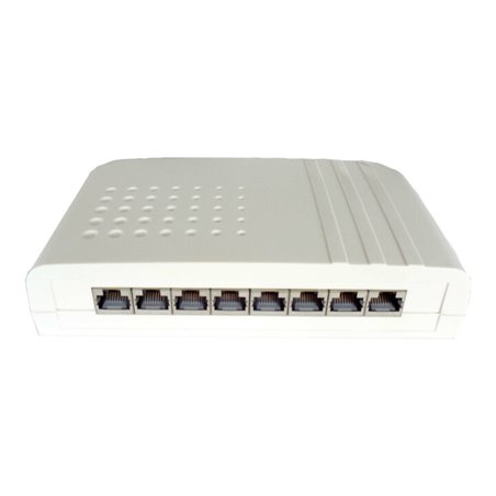 Setec Smartbox LSA Cat.6A 8-Port, weiß 506131