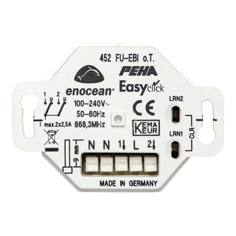 Peha Funk Empfänger UP 2 Kanal D 452 FU-EBI O.T.