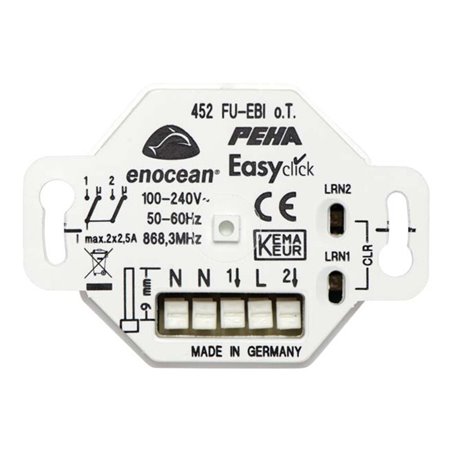 Peha Funk Empfänger UP 2 Kanal D 452 FU-EBI O.T.