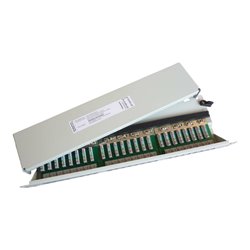 Setec Patchpanel Kat.6A 24xRJ45 RAL7035 TN-PP24 CAT6A gr